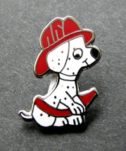 Firefighter Dog Dalmatian Firehouse Cute Fire Hose Pin 3/4 Inch - £4.41 GBP