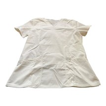 New Cherokee White Scrub Top Workwear Revolution NEW NWT size M Nursing ... - $15.19