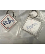 LOS ANGELES DODGERS MLB KEY CHAIN KEYCHAIN OLD VINTAGE SET OF 2 RUSS CO. - $295.32 MXN