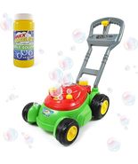 Maxx Deluxe Bubbles Lawn Mower w/4oz Bubble Solution No Batteries Required - £45.41 GBP