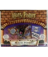Harry Potter Magic Puzzles Two-Sided 3 Puzzles and 2 Charms Bepuzzled Pu... - £9.59 GBP
