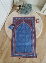 Cloth Traveler&#39;s Prayer Mat with Carrying Pouch - £8.63 GBP