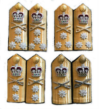 New Uk Royal Navy Hard Shoulder Boards All Admiral Ranks. Cp Made Hi Quality - £48.36 GBP+