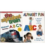 2 DVD-SET THE ALPHABET TRAIN ABC&#39;S  &amp; ALPHABET FUN MUSICAL JOURNEY A to Z - £6.20 GBP