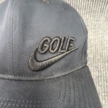 Nike Cap Hat Black Adjustable Unisex Pro DrI-Fit Golf Adult Athletic - £16.26 GBP