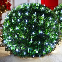 Led Christmas Net Lights For Bushes Outdoor,100 Led 5Ftx5Ft Waterproof 8 Modes C - £31.11 GBP