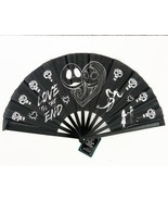 NWT Disney Parks Jack Sally Nightmare Before Christmas Folding Hand Fan ... - $25.99