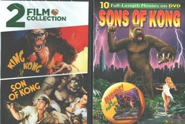 KING KONG 1933: Son &amp; Sons of Kong - 12 Great Killer Ape Films - NEW 5 DVD - £18.03 GBP