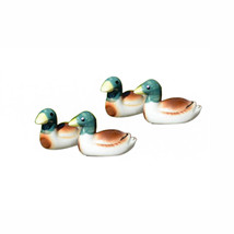 5Pcs Ceramics Mandarin Duck Chopstick Rest Home Decorative Spoon Fork Knife Hold - £30.00 GBP