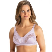 2 Pack Instant Shaping by Plusform Tricot With Lace Keyhole Bra Lilac 34C - £12.54 GBP