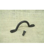 HAND FORGED IRON DRAWER BIN PULLS 4 1/8&quot; LONG CABINET HANDLES KITCHEN BATH - £6.33 GBP