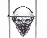 Street Skull Bandana Rs1 Flip Top Dual Torch Lighter Wind Resistant - $16.78