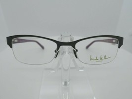 Nicole Miller Jasper Jeweled (001) Black  51 x 18  Eyeglass Frames - £38.08 GBP