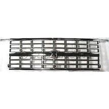 Grille Grill Chrome and Argent for 89-91 Blazer Suburban R/V w/ Dual Hea... - $187.14