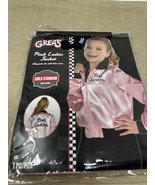 Pink Ladies Jacket Grease 50&#39;s Suit Yourself Fancy Dress Halloween Child... - $19.79