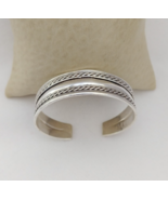 Moroccan Bracelet Silver Bangle Tuareg Cuff Handmade African Berber Simp... - $64.35
