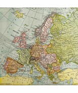 Europe Map Lithograph 1909 Hammond Art Print Russia LGADMap - €35,46 EUR Europe Map Lithograph 1909 Hammond Art Print Russia LGADMap - €35,46 EUR