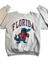 Vtg. University Of Florida Gators Sweatshirt XL Tultex Made in USA 1990&#39;s Grey - £14.18 GBP
