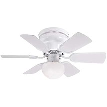 Westinghouse Lighting 7230800 Petite Indoor Ceiling Fan with Light, 30 Inch, - £82.60 GBP