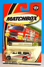 Matchbox 2000 Snow Explorer Series #80 Chevy Suburban White Zero° Test Base - £3.15 GBP