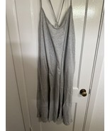 Gap Gray Sleeveless Mini Night Gown Dress Size Large Tall - $40.99 CAD