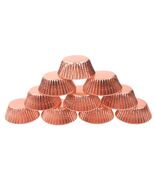 150 Rose Gold Cupcake Liners Foil Metallic Standard Paper Baking Muffin ... - $9.55