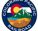Colorado Pacific Railroad Railway Train Sticker Decal R7380 - $1.95+
