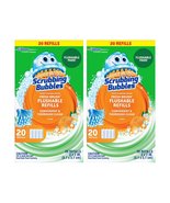 Scrubbing Bubbles Toilet Fresh Brush Flushable Refills 20 CT (Pack of 2) - £22.65 GBP