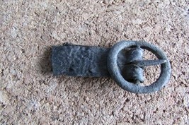 Medieval Buckle W/ Leather Piece - £7.81 GBP