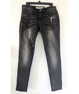 Driftwood Distressed Skinny Jeans -  Size 30 - Black - Studs Accents - $34.65