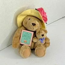 New Hallmark Bearnadette Cuddlesworth &amp; Baby Fuzzmore Plush Stuffed Doll Toy  - £8.53 GBP
