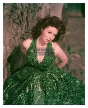 Susan Hayward Sexy Celebrity Actress In Green Dress 5X7 Publicity Photo - £8.90 GBP