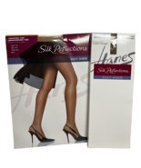 Hanes Women&#39;s Silk Reflections Control Top Panty Hose Size A-B &amp; Knee Hi... - $22.35 CAD