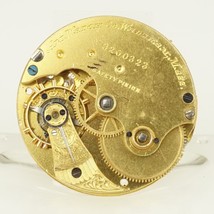 Rare! WALTHAM movement pocket watch men&#39;s watches no spindle impact duplex ra... - £19.89 GBP