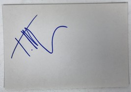 Tim McGraw Signed Autographed 3x5 Index Card - £15.72 GBP