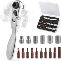 Mini Ratchet Set, Right Angle Screwdriver Set with 1/4 Mini Flex Ratchet... - $12.84