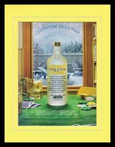 2005 Absolut Citron Winter Vodka 11x14 Framed ORIGINAL Vintage Advertise... - £27.25 GBP