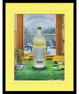 2005 Absolut Citron Winter Vodka 11x14 Framed ORIGINAL Vintage Advertise... - £27.25 GBP