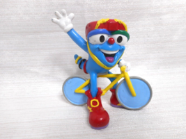 1992 Atlanta Olympics PVC Izzy On Bicycle Bike  Figure Dakin 3&quot; Figurine Toy - £8.74 GBP