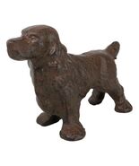Rustic Cast Iron Metal Whimsical Cocker Spaniel Puppy Dog Standing Figurine - $472.71 MXN