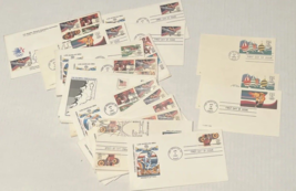 1984 Olympic Los Angeles Postcards First Day Covers FDC w Stamps - Lot 30 - £27.29 GBP
