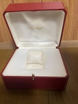 Cartier watch box case RED cushion vip gift jewelry BOX novelty GOLD - £79.74 GBP