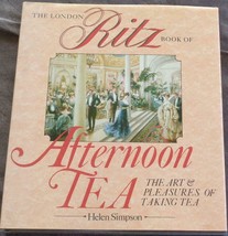 The London Ritz Book of Afternoon Tea - Helen Simpson - 1986 First Edition - VGC - £6.21 GBP