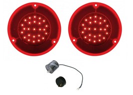 United Pacific LED Tail Light Set w/ LED Flasher 1967-1972 Chevy Stepsid... - $85.98