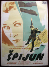 1958 Original Movie Poster Nad Tissoy Над Тиссоы USSR Kochetkov Vasilev Spy - £84.30 GBP