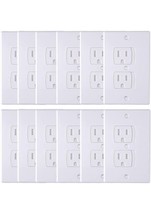Self Closing Baby Proof Outlet Covers Pack of 12 Safety Electrical Child... - $20.33 CAD