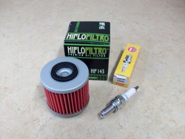 Tune Up Kit HF145 Oil Filter NGK CR8E Spark Plug For Yamaha Raptor YFM 7... - £12.58 GBP