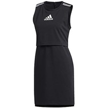 adidas Women&#39;s Game &amp; Go Active Dress FL7708 Black/White  Size Medium - £33.75 GBP