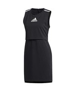 adidas Women&#39;s Game &amp; Go Active Dress FL7708 Black/White  Size Medium - £34.17 GBP