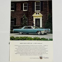 Vintage 1965 Cadillac Coupe DeVille Magazine Print Ad General Motors 10&quot; x 7&quot; - £5.19 GBP